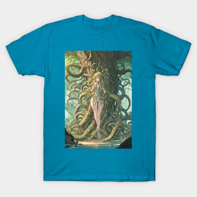 The Princess of the sea, in a forest T-Shirt by Elijah101